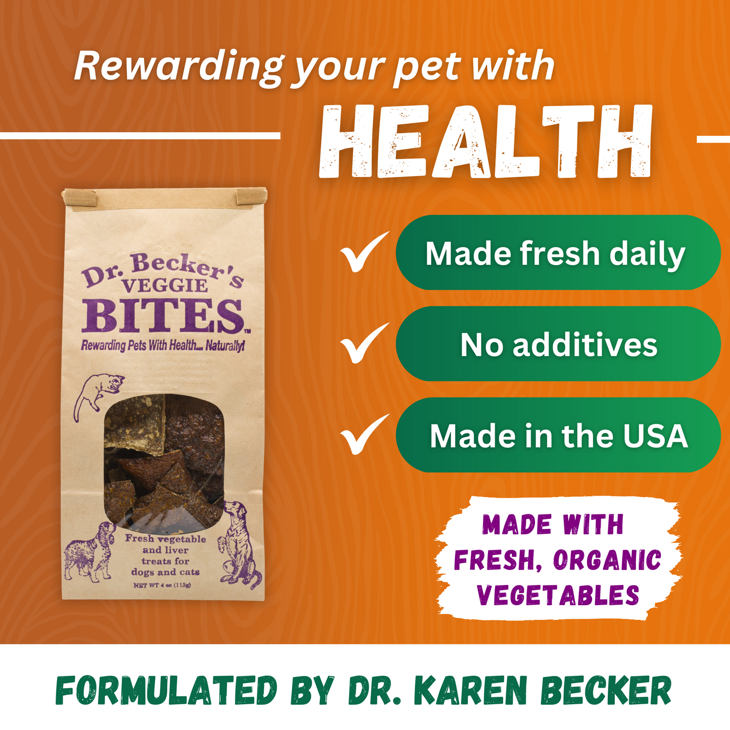 Dr. Becker's Veggie Bites- 3 Pack- Buy Bulk & Save