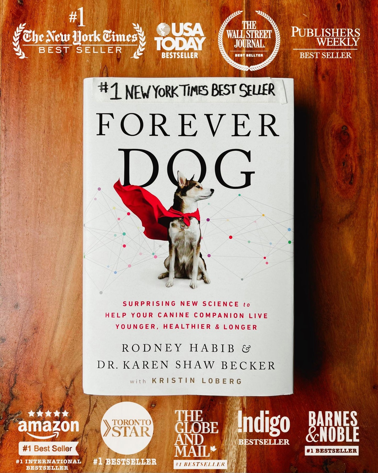 The Forever Dog Book (signed copy)   #1 New York Times BEST SELLER