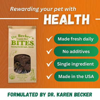 Dr. Becker's Organic Beef Bites- 3 Pack- Buy Bulk & Save